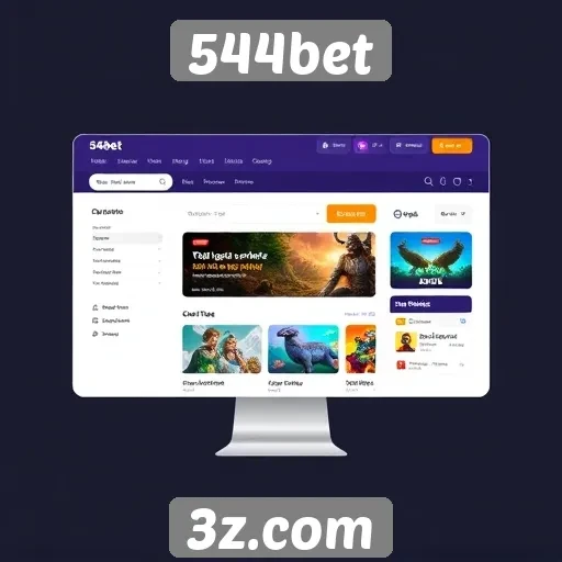 Análise da interface do usuário do site 544bet